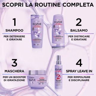 Balsamo 72H Idratazione Profonda Elvive Hydra Hyaluronic L'Oréal Paris