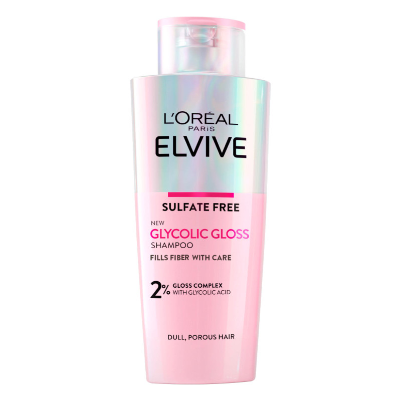 Shampoo Capelli Spenti e Porosi Elvive Glycolic Gloss L'Oréal Paris