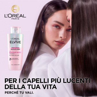 Shampoo Capelli Spenti e Porosi Elvive Glycolic Gloss L'Oréal Paris