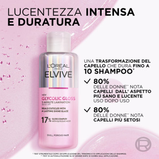 Trattamento Laminazione 5 Minuti Elvive Glycolic Gloss L'Oréal Paris
