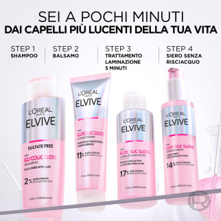 Trattamento Laminazione 5 Minuti Elvive Glycolic Gloss L'Oréal Paris