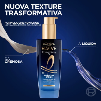 Siero Midnight Capelli Secchi Elvive Olio Straordinario L'Oréal Paris