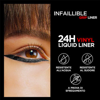 L'Oréal Paris Infaillible Grip 24H Vinyl Liquid Liner Vinyl Black
