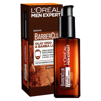 L'Oréal Paris Men Expert Barber Club Olio Viso e Barba Lunga