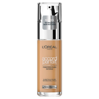 Fondotinta Fluido Accord Parfait 7.D/7.W Ambre Dore L'Oréal Paris