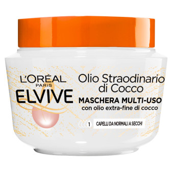 Maschera Elvive Olio Straordinario di Cocco 300ml L'Oréal Paris