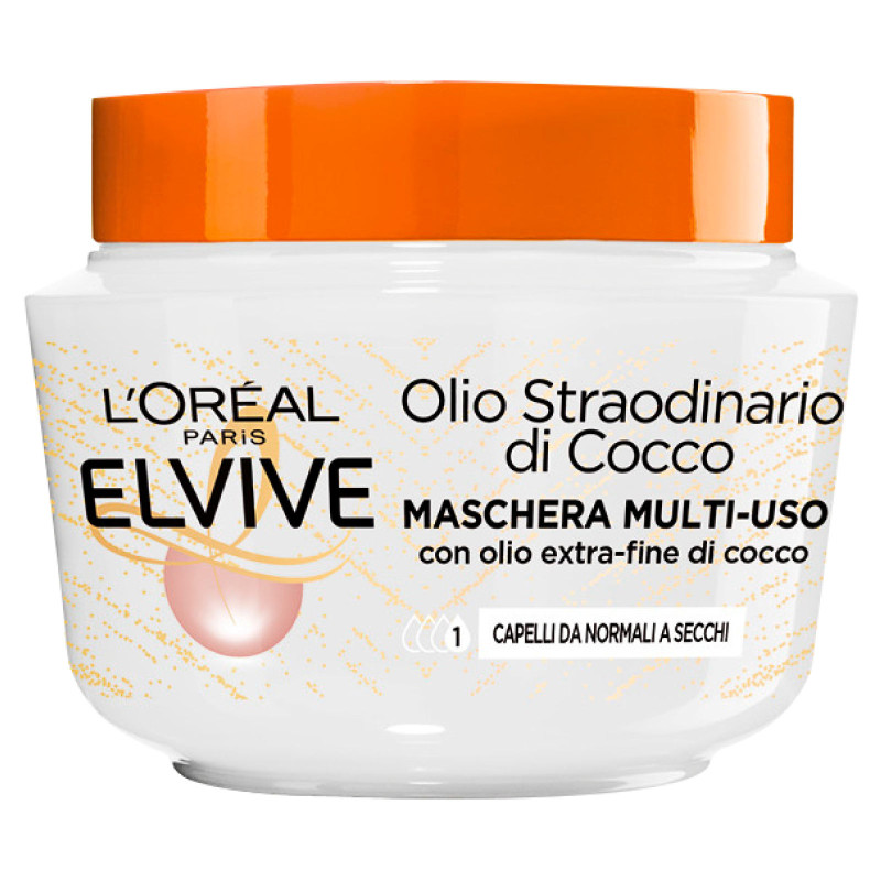 Maschera Elvive Olio Straordinario di Cocco 300ml L'Oréal Paris