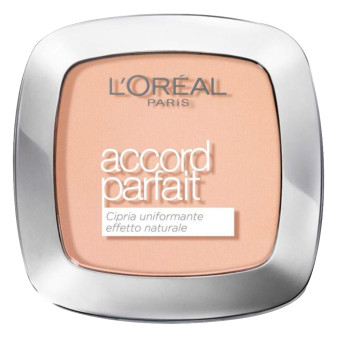 Cipria Uniformante Accord Parfait 2.R/2.C Vanille Rose L'Oréal Paris