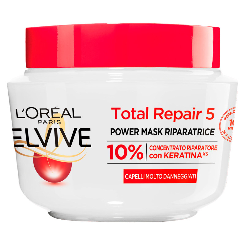 Maschera Elvive Total Repair 5 con Keratina 300ml L'Oréal Paris