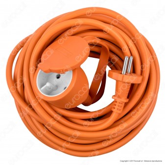 Velamp Cavo Prolunga Spina Presa Schuko 16A 2P 20 metri Colore