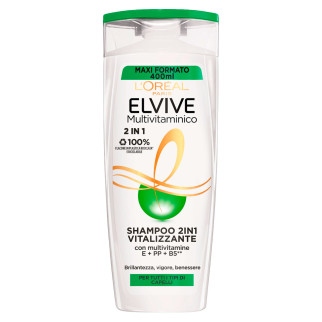 L'Oréal Paris Elvive Multivitaminico Shampoo 2in1 Vitalizzante 400ml
