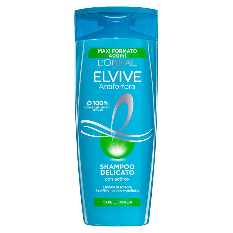 L'Oréal Paris Elvive Antiforfora Shampoo Delicato Capelli Grassi 400ml