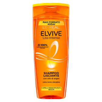 L'Oréal Paris Elvive Liss-Intense Shampoo Lisciante per Capelli Secchi