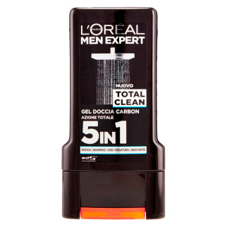 L'Oréal Paris Men Expert Total Clean Carbon Gel Doccia 5in1