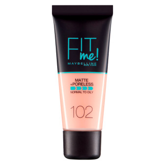 Fit Me Matte & Poreless Fondotinta Liquido 102 Fair Ivory Maybelline