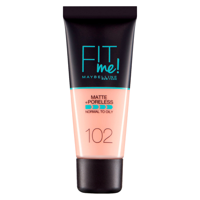 Fit Me Matte & Poreless Fondotinta Liquido 102 Fair Ivory Maybelline
