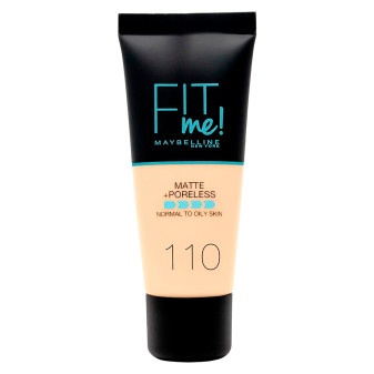 Fit Me Matte & Poreless Fondotinta Liquido 110 Porcelain Maybelline