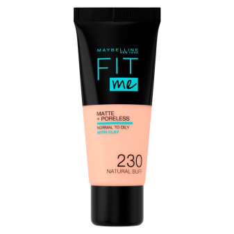 Fit Me Matte & Poreless Fondotinta 230 Natural Buff Maybelline