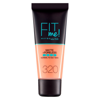 Fit Me Matte & Poreless Fondotinta 320 Natural Tan Maybelline