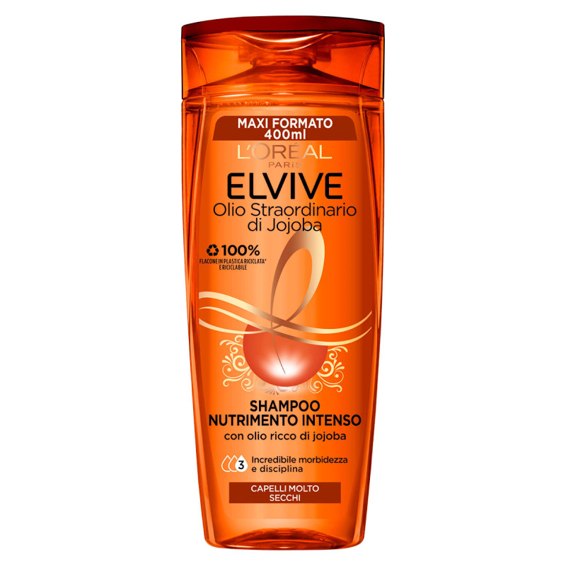 L'Oréal Paris Elvive Olio Straordinario di Jojoba Shampoo Nutriente