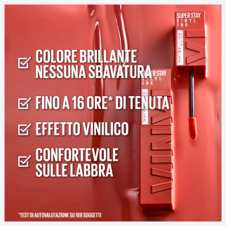 Maybelline New York SuperStay Vinyl Ink Rossetto 100 Charmed