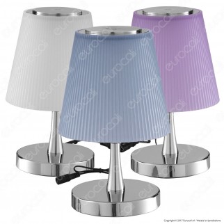 V-TAC VT-1035 Lampada da Tavolo LED 5W Touch Dimmerabile Base Cromata