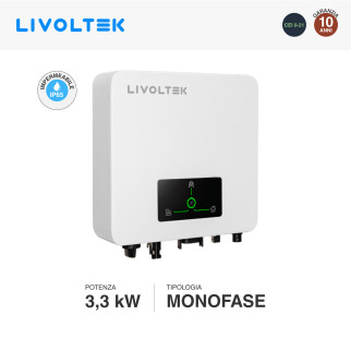 Livoltek Inverter Monofase On-Grid 3,3kW IP65 CEI 0-21