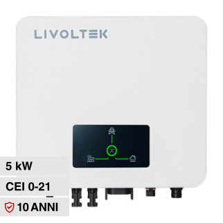 Livoltek Inverter Monofase On-Grid 5kW IP65 CEI 0-21