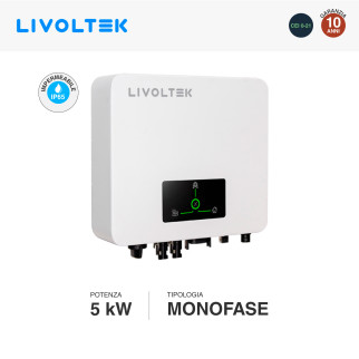 Livoltek Inverter Monofase On-Grid 5kW IP65 CEI 0-21
