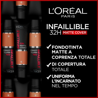 Fondotinta Liquido Infaillible SPF 25 Warm Undertone L'Oréal Paris