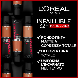 Fondotinta Liquido Infaillible SPF 25 Warm Undertone L'Oréal Paris