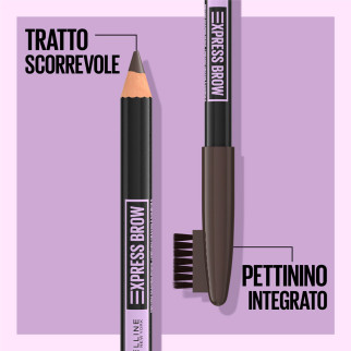 Express Brow Matita Sopracciglia 05 Deep Brown Maybelline New York