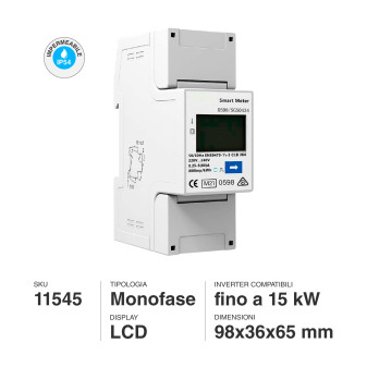 V-Tac VT-DDSU666 Misuratore Smart per Inverter Monofase Fotovoltaici