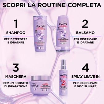 L'Orèal Paris Elvive Hydra Hyaluronic Balsamo Idratazione Capelli Disidratati