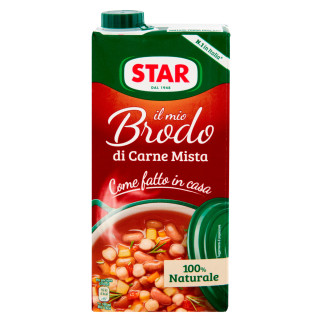 Star Il Mio Brodo di Carne Mista 100% Naturale Senza Glutine 1L