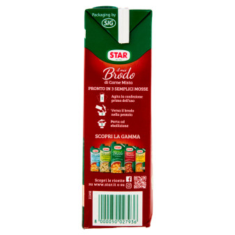 Star Il Mio Brodo di Carne Mista 100% Naturale Senza Glutine 1L