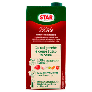 Star Il Mio Brodo di Carne Mista 100% Naturale Senza Glutine 1L
