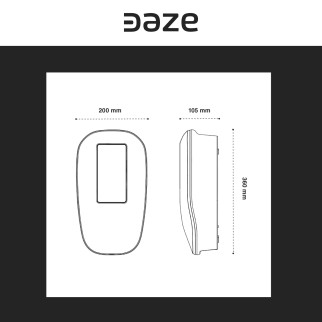 Wallbox Home T Daze 7,4kW Monofase IP55 Cavo Tipo 2 Bluetooth Wi-Fi