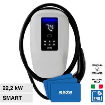 Wallbox Home T Daze 22,2kW Trifase IP55 Cavo Tipo 2 Bluetooth Wi-Fi