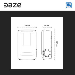 Wallbox Home S Daze 7,4kW Monofase IP55 RFID Bluetooth Wi-Fi