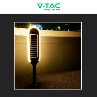 VT-945 Lampada LED Giardino 5W IP65 Sensore Pannello V-Tac