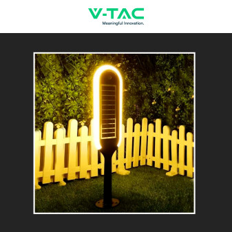 VT-945 Lampada LED Giardino 5W IP65 Sensore Pannello V-Tac