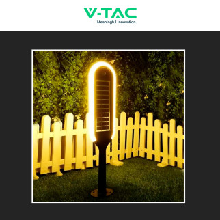 VT-945 Lampada LED Giardino 5W IP65 Sensore Pannello V-Tac