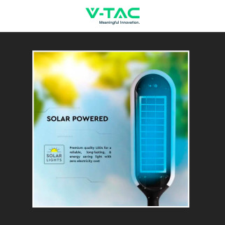 VT-945 Lampada LED Giardino 5W IP65 Sensore Pannello V-Tac