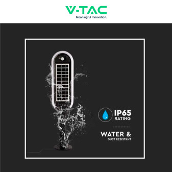 VT-945 Lampada LED Giardino 5W IP65 Sensore Pannello V-Tac
