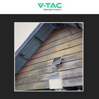 VT-240W Faro LED 30W IP65 Pannello Solare Telecomando Bianco V-Tac