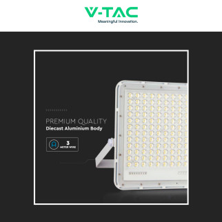 VT-240W Faro LED 30W IP65 Pannello Solare Telecomando Bianco V-Tac