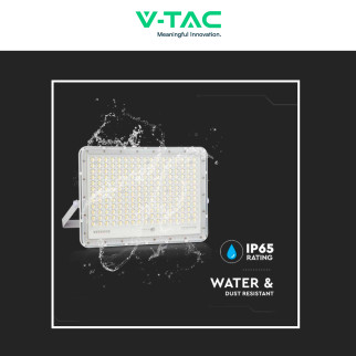 VT-240W Faro LED 30W IP65 Pannello Solare Telecomando Bianco V-Tac