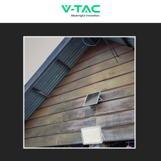 VT-180W Faro LED 20W Bianco Pannello Solare Telecomando V-Tac