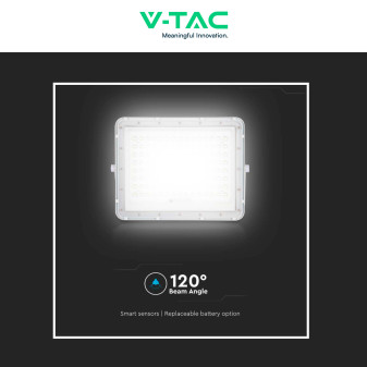 VT-180W Faro LED 20W Bianco Pannello Solare Telecomando V-Tac